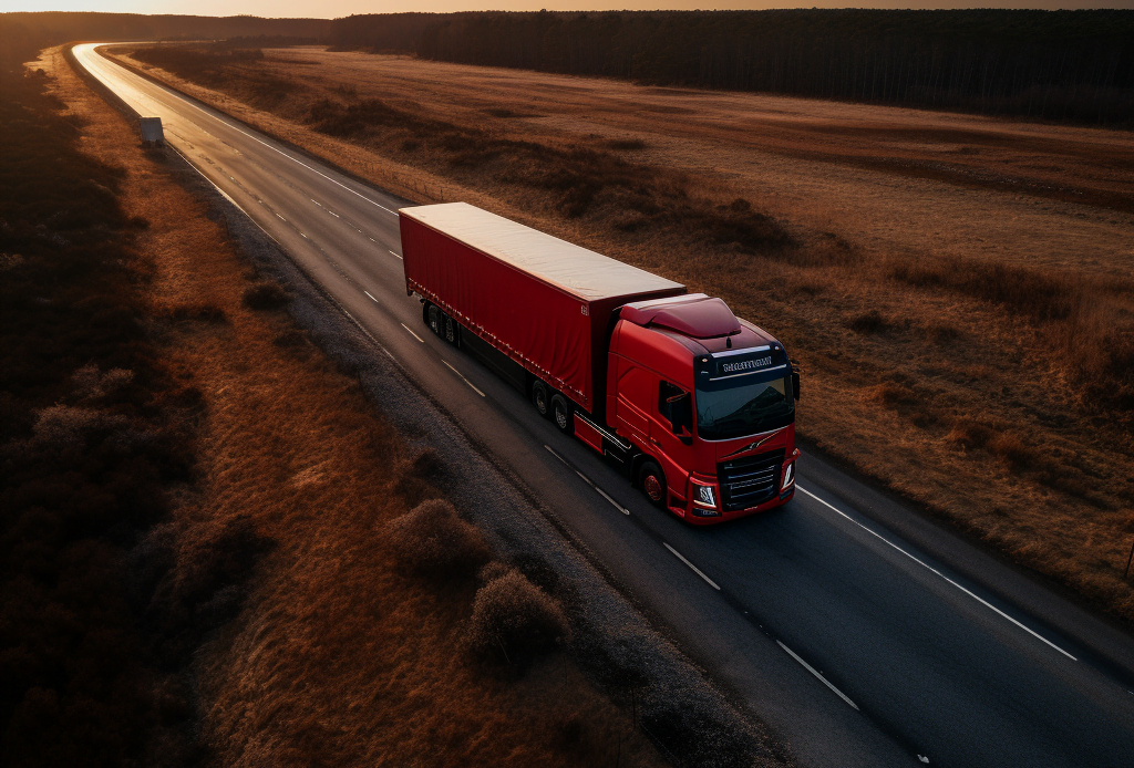 Red truck