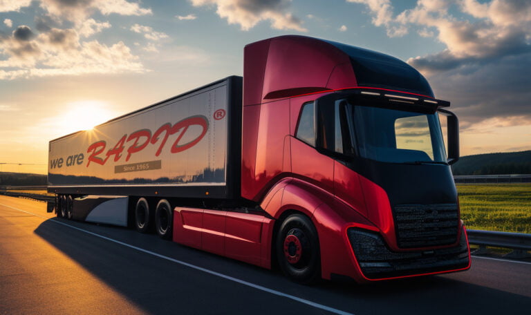 W66 autonomous trucks in logistics rapid